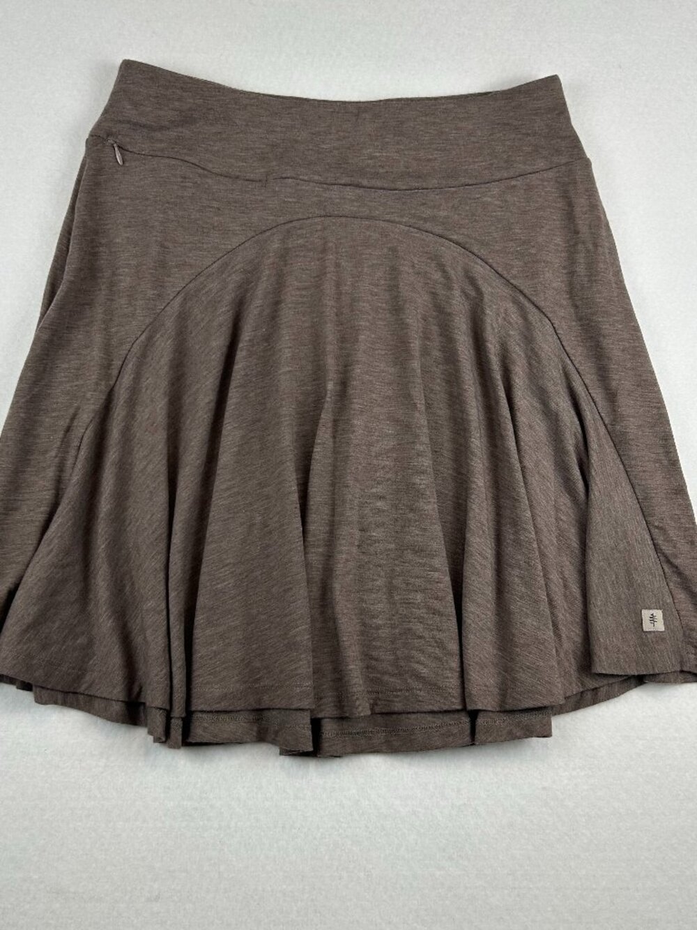 Royal Robbins | Brown Heathered Womens Stretch Skirt Hiking Travel, size Medium